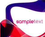 samplya abstract vector with red